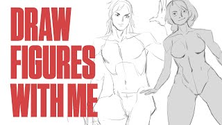 Draw Figures With Me [upl. by Akahs497]