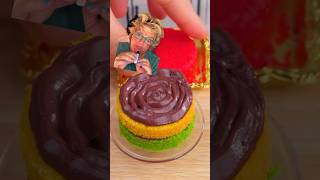 How To Make Mini Chocolate Cake shorts cake baking cooking greenscreen reen [upl. by Ytsihc703]