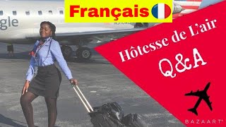 QampA COMMENT DEVENIR HOTESSE DE LAIR AU ETAS UNISHOW TO BECOME A FLIGHT ATTENDANT [upl. by Emmuela]