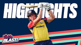 Lawrence Shines as Essex Defeat Glamorgan  Essex vs Glamorgan  Highlights  Vitality Blast 2022 [upl. by Ezarras]