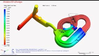 Moldex3D Multicomponent molding simulation of the seat belt buckle [upl. by Enilesoj]