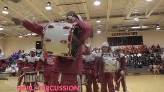 Palm Beach Lakes High School Ram Regiment Percussion  Battle Of The Battery 2018 [upl. by Aneleasor]