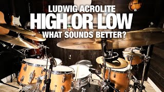 Ludwig Acrolite  High or low for this track [upl. by Ah]