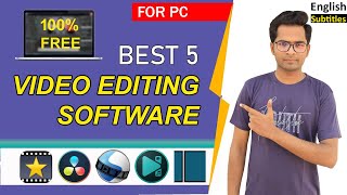 5 Best free video editing software Low end pc [upl. by Borman]