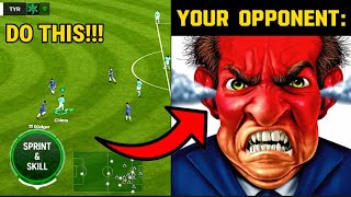 HOW TO MESS WITH YOUR OPPONENT AND WIN MORE MATCHES IN H2H  FC MOBILE 24 [upl. by Arihsaj231]