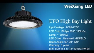 50W350W LED HIGH BAY LIGHT [upl. by Alesram]