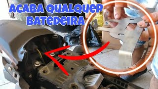 Como tira barulho das carenagem traseira da fan 160 150 start instalando fixador de carenagem 💥🏍️ [upl. by Analahs]