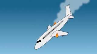 Plane Crash Animation [upl. by Yllac]