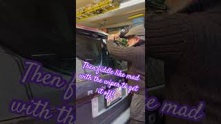 How to change the rear wiper blade on a Range Rover l322 l405 wipers service easyjob hereshow [upl. by Standush]