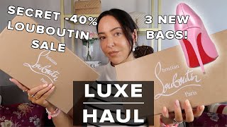 The Secret LUXURY Sales 40 On Now LUXURY HAUL  3 NEW BAGS [upl. by Hsetim145]