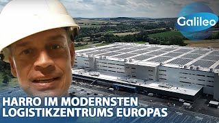 Reporter Harro hinter den Kulissen des modernsten Logistikzentrums Europas [upl. by Marlette531]