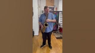 Joel Frahm tries a mint all original 69xxx Selmer Mark VI tenor sax at PM Woodwind [upl. by Darlene]