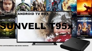 Sunvell T95x Android TV Box  Unboxing  Desempaquetado GearBest [upl. by Cirenoj]