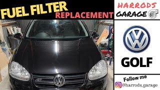 Fuel Filter Replacement  MK5 Golf [upl. by Anavas]