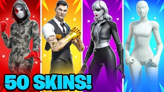 50 BEST Fortnite Skins Of All Time [upl. by Ardied]