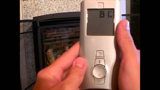 Proflame remote Temperature Reading and Key Lock feature tutorial [upl. by Wescott628]