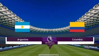 ARGENTINE vs COLOMBIE  COPA AMERICA 2024 Finale  Full Match  Efootball Prediction [upl. by Anihtyc]