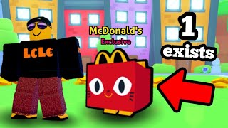 i FLEW to ASIA for McDonalds Pet Sim HAPPY MEAL EASY QR CODE Pet [upl. by Lerud]