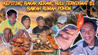 KEPITING BAKAU amp KERANG BULU BAKAR SAMBAL GULA PEDAS GURIH SAAT MAGHRIB [upl. by Neleh]