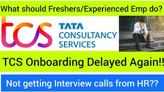 TCS Onboarding Delay October 2023  Not getting Interview Calls Recession No Hiring Layoffs tcs [upl. by Argela19]