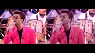 george michael somebody to love different cameras comparison queen [upl. by Suhpoelc865]