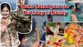 Gumawa ako ng Buko Salad dahil Birthday ni Nanay  Ka Mangyan Vlogs [upl. by Magdaia]