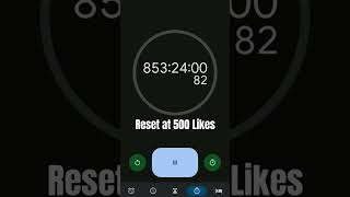 Resetting timer at 500 likes [upl. by Neerbas]