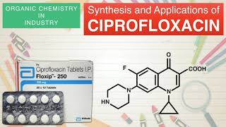 Synthesis and Applications of CIPROFLOXACIN  Organic Chemistry in Industry [upl. by Rimola]