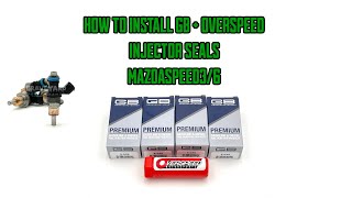 How to Install Mazdaspeed36 Injector Seals [upl. by Varien]