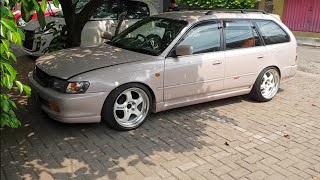 Review Toyota Corolla Touring Wagon AE101 1995  Indonesia Video Credit B Channel [upl. by Nalat]