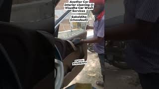 Car interior cleaning  Visudha Car Wash Services automobile [upl. by Siddra327]