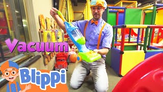 Blippi Learns to Clean Up At The Kinderland Indoor Playground  Educational Videos for Toddlers [upl. by Adnalue421]