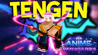 MAX LVL TENGEN SHOWCASE IN ANIME VANGUARD [upl. by Orofselet]