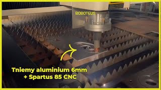 Precyzyjne cięcie aluminium 6 mm  RBP 1530 z plazmą Spartus 85 CNC [upl. by Sitoel]