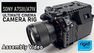 Assembly RigidPRO Sony A7SIIIA7IV V2 CineRig Camera Base [upl. by Sinnal]