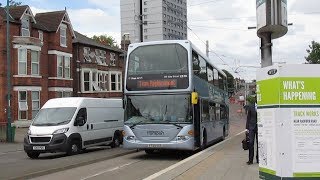 Nottingham Tram Replacement  May 2017 [upl. by Ahsoet]