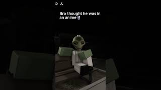 Bro thought he was in Jojo 💀 shorts roblox funny [upl. by Oijimer]