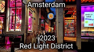 Red Light District Amsterdam 🇳🇱 The Netherlands  Walking Tour  November 2023 Walk [upl. by Sublett895]