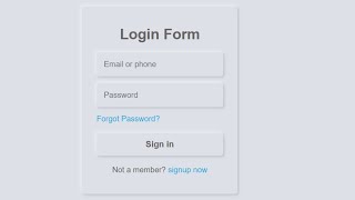 Neumorphism Login Page Using HTML and CSS  Unstoppable Coding  html css  javascript [upl. by Gerdy]