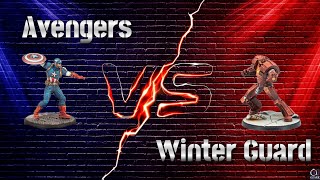 Episode 61 Avengers Vs Winter Guard A Marvel Crisis Protocol Battle Report [upl. by Rramo]