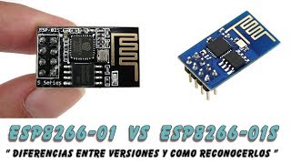 ESP8266 01S vs ESP826601 nueva version de la placa ESP8266 [upl. by Acirej]