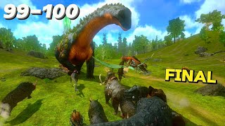 SOBREVIVIENDO 100 DÍAS en ARK Mobile😢  Final 27 [upl. by Oruam]