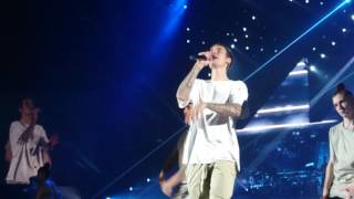 Justin Bieber  Let me love you live  dublin Ireland [upl. by Eerahc6]