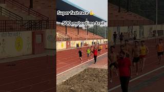 500 meter time trail 💪 motivation army sports ytshorts shorts [upl. by Eixor]