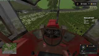 LS17 Heuwenden auf der Gamsting  IHC 844  Kuhn GF 8702  INDOOR [upl. by Elah220]