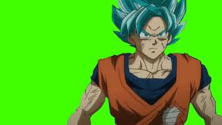 Goku Super Saiyan Blue Green Screen [upl. by Enyaj717]