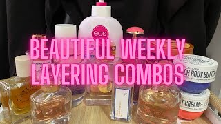 Layering Combos  Perfume Layering Combos I Wore This Week [upl. by Eenitsed]