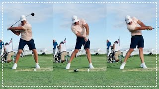 Brooks Koepka Powerful Swing Sequence with Slow Motion [upl. by Nilkoorb]