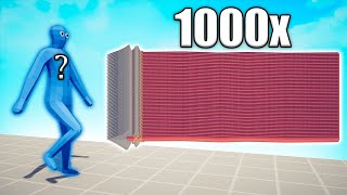 1000x OVERPOWERED SPEAR THROWER vs RANDOM UNITS  TABS  Totally Accurate Battle Simulator 2025 [upl. by Saixela125]