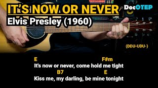 It’s Now or Never  Elvis Presley 1960 Easy Guitar Chords Tutorial with Lyrics [upl. by Compte]